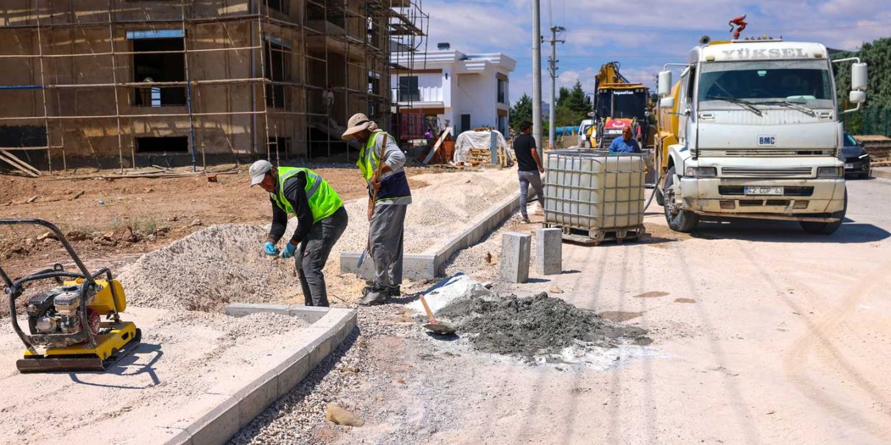 Konya'nın bu ilçesinde bozuk kaldırım kalmayacak