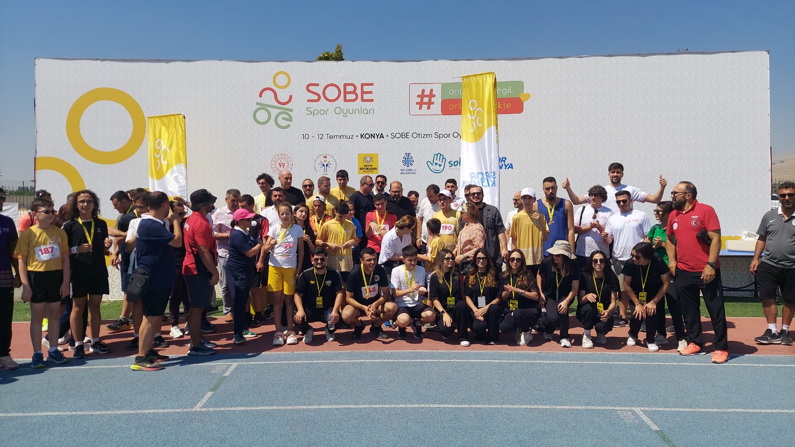 Konya’da SOBE rüzgârı. Otizme sporla farkındalık