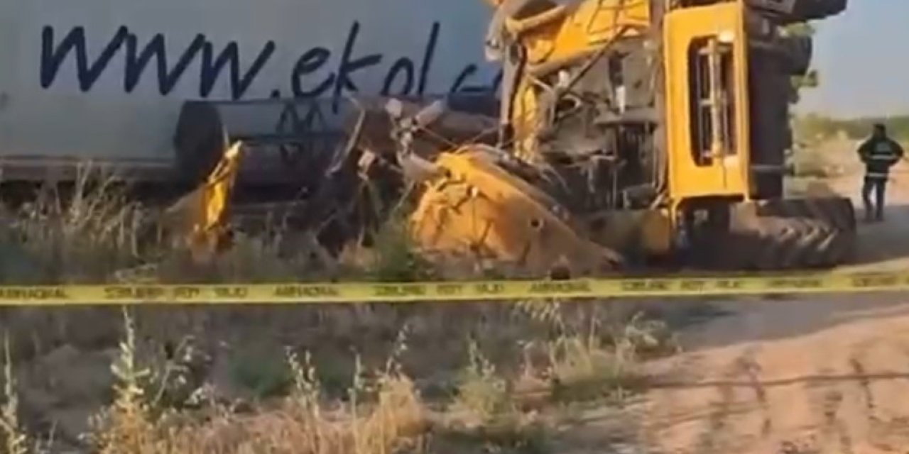 Konya-Aksaray yolunda feci kaza: 1 ölü, 1 yaralı