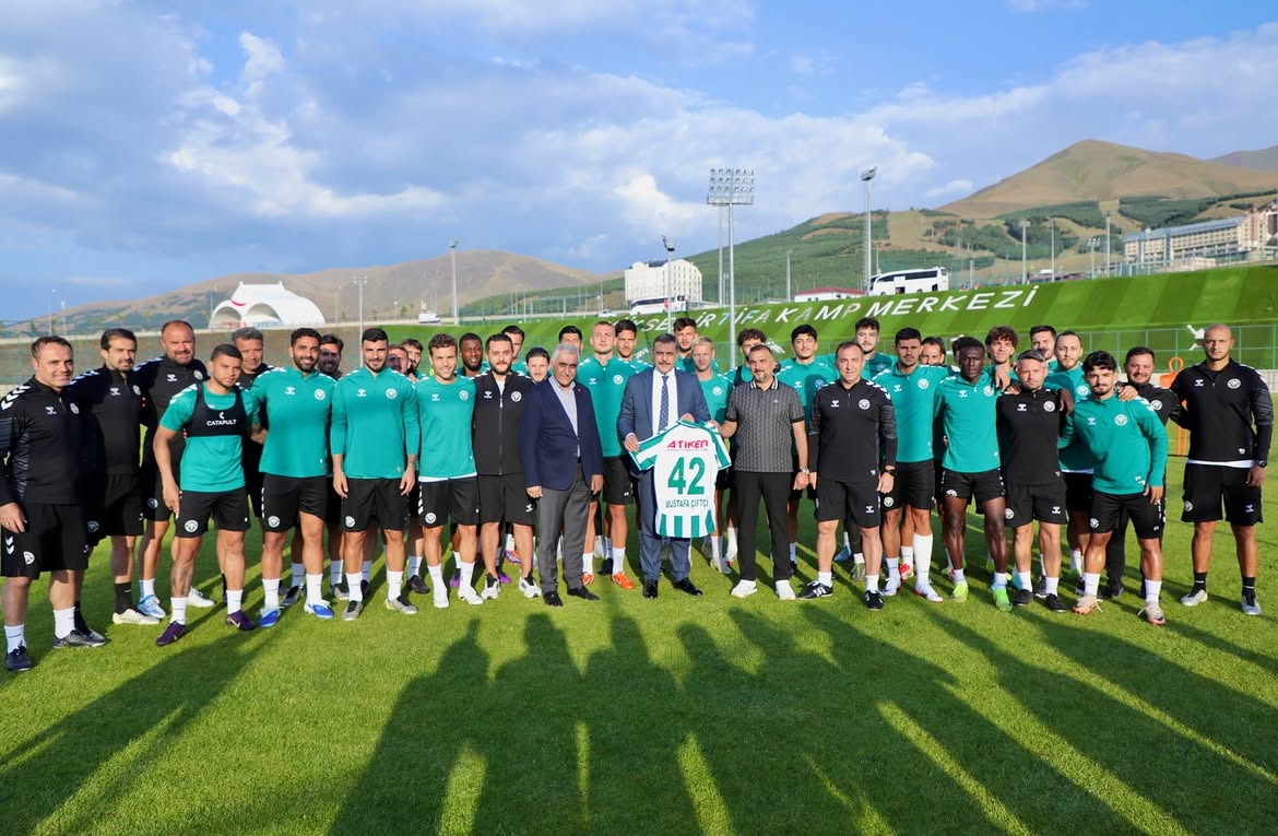 Konyalı Vali Çiftçi'den Konyaspor’a moral ziyareti