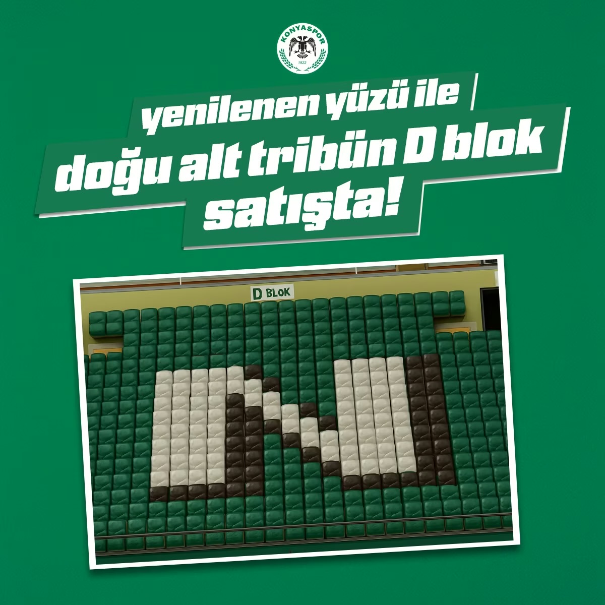 Konyaspor'dan doğu alt tribün açıklaması