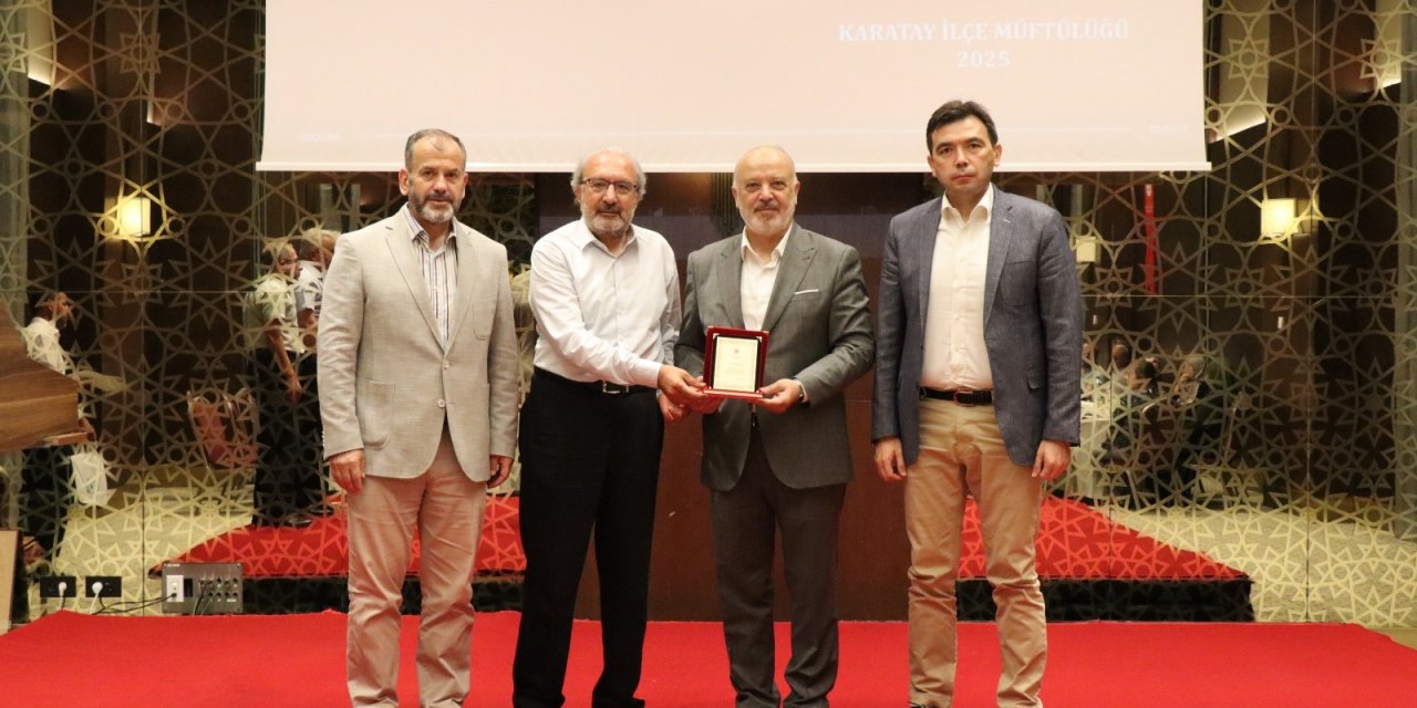 Konya İmamoğlu’na veda etti. Kurum çalışanlarına teşekkür