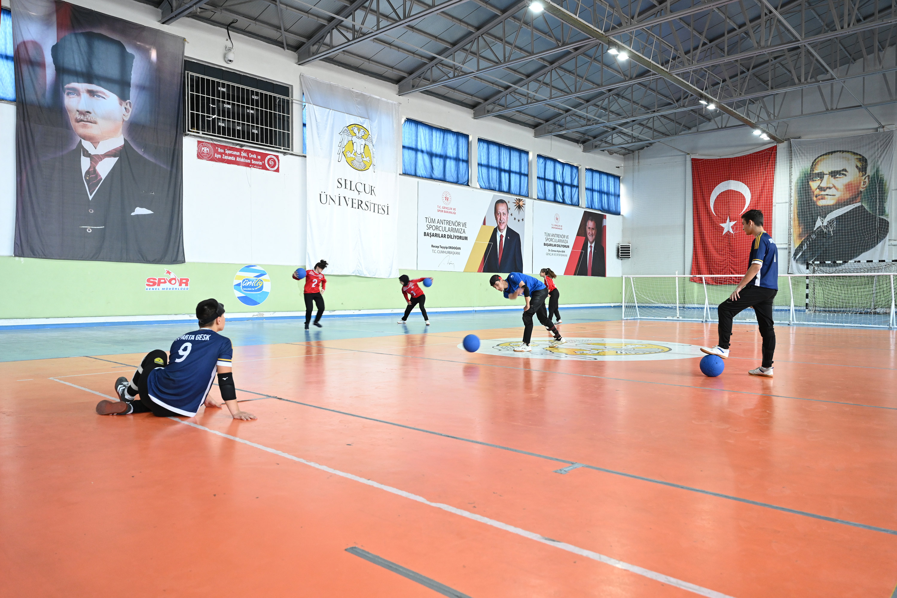 Konya, Goalball Milli Takım kampına ev sahipliği yaptı