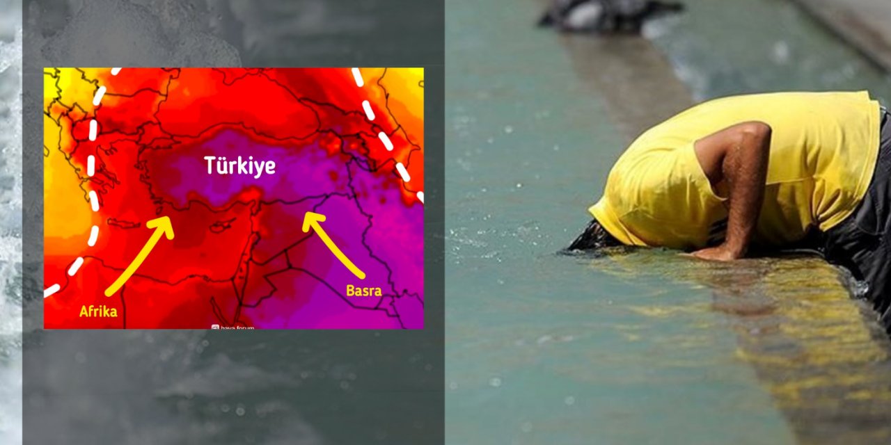Konya gelecek haftada resmen kavrulacak. Afrika ve Basra sıcak hava dalgaları geliyor