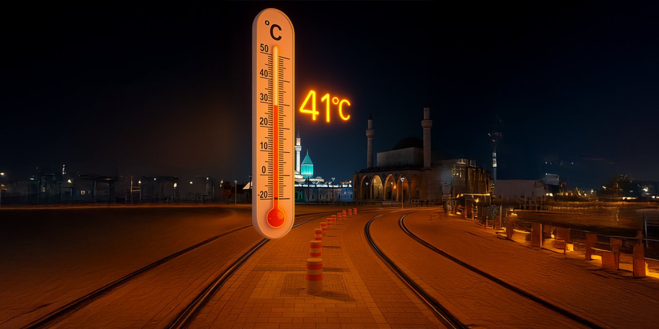Konya'da her yer kavruldu bir tek bu ilçe serin kaldı. Gece sıcaklığı 18 derece oldu