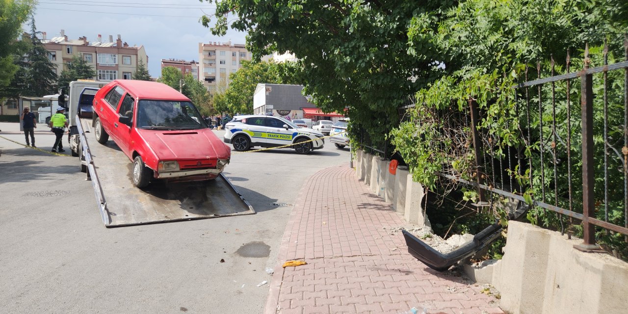 Konya'da ehliyetsiz sürücü kaçarken polis yaraladı
