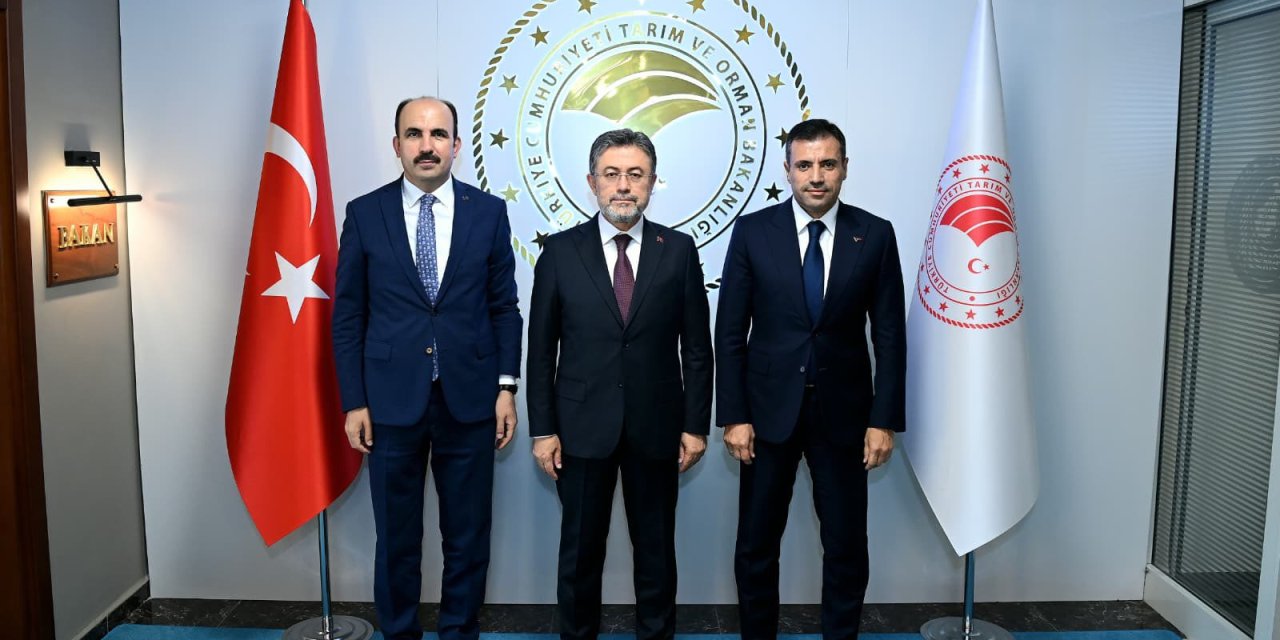 Bakan'dan Konya'ya destek sözü. Tarımın geleceği için buluştular