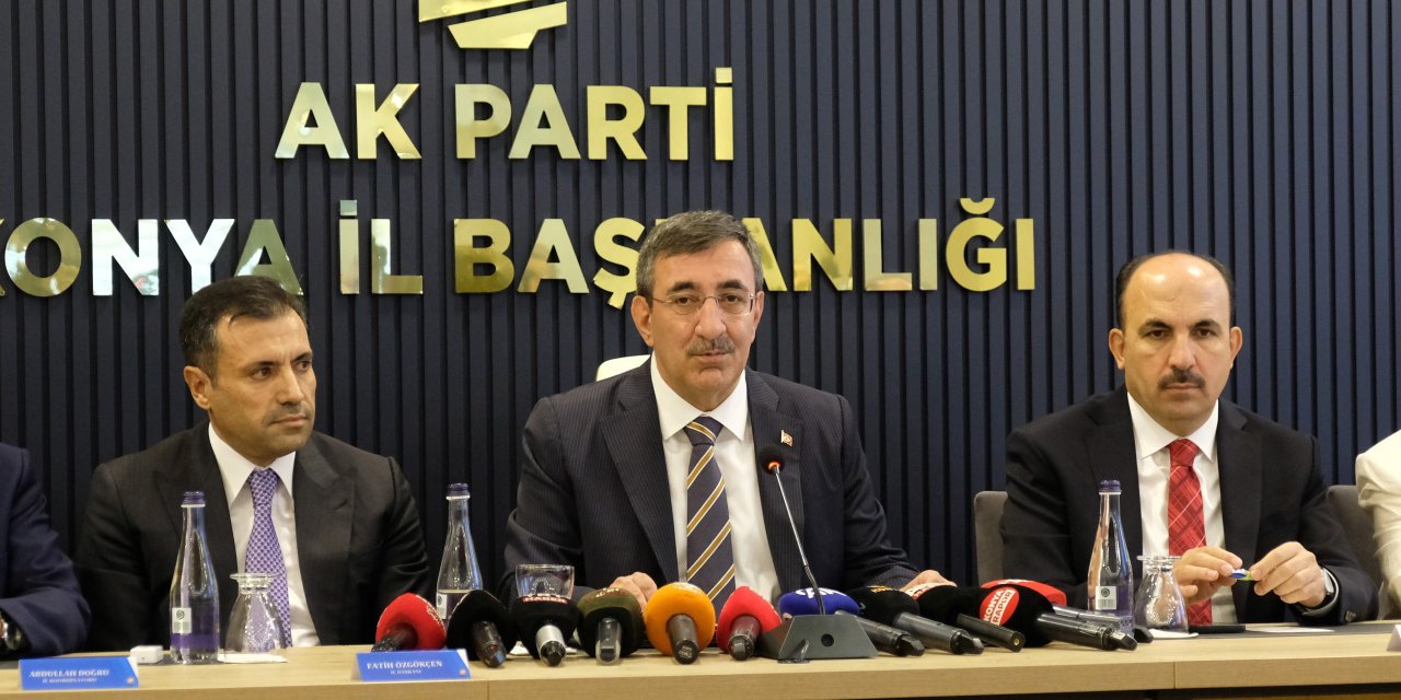 Cumhurbaşkanı Yardımcısı mesajı Konya'dan verdi. Güçlü ülke olarak yolumuza devam edeceğiz