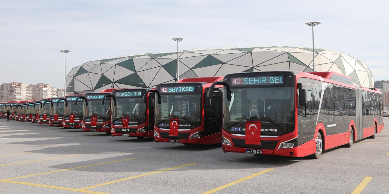 Konya'nın yeni otobüs güzergahları sisteme eklendi. Bosna ve Ardıçlı bölgesini kapsıyor
