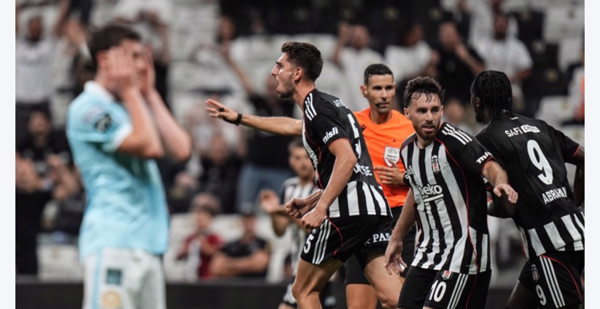 Beşiktaş toplam 7-3’lük skorla turladı