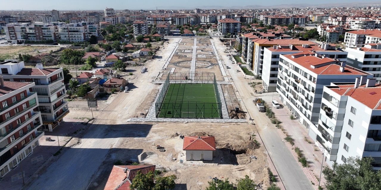 Konya'da bir mahalleye daha devasa park geliyor