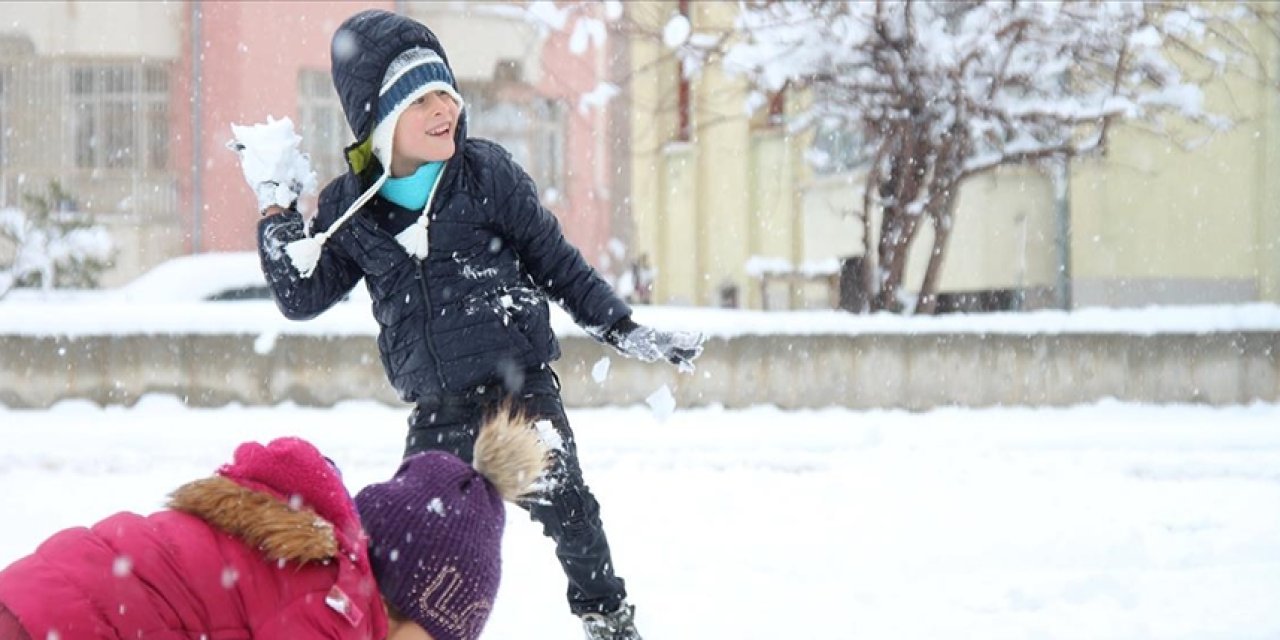 Konya’da okullara kar tatili