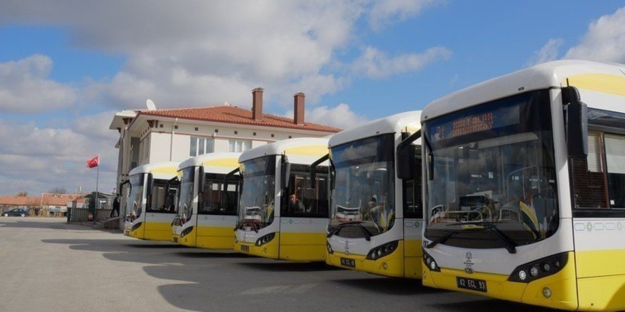 Konya Büyükşehir Belediyesi'nden ücretsiz toplu ulaşım müjdesi