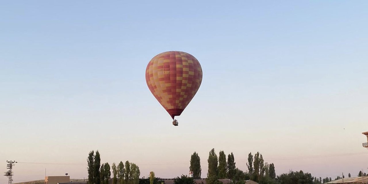 Çatalhöyük'te ilk sıcak hava balon uçuşu yapıldı