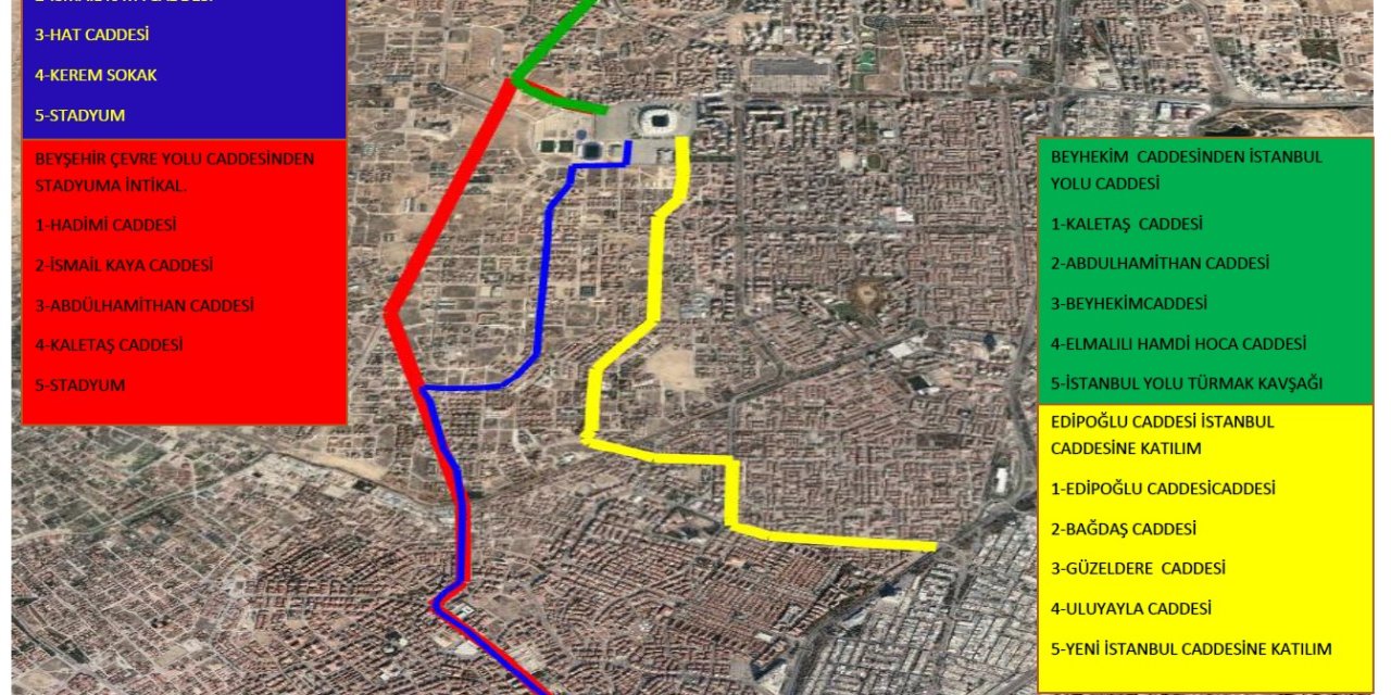 KONYA İL EMNİYET MÜDÜRLÜĞÜ TARAFTARLARIN MAĞDURİYET YAŞAMAMASI İÇİN UYARILARDA BULUNDU