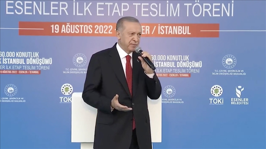 Cumhurbaşkanı Erdoğan'dan konut açıklaması