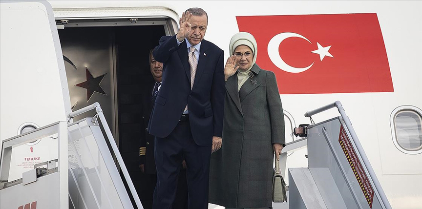 Cumhurbaşkanı Erdoğan Kazakistan'a gitti