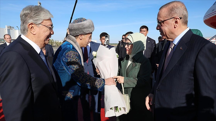 Cumhurbaşkanı Erdoğan, Kazakistan'da