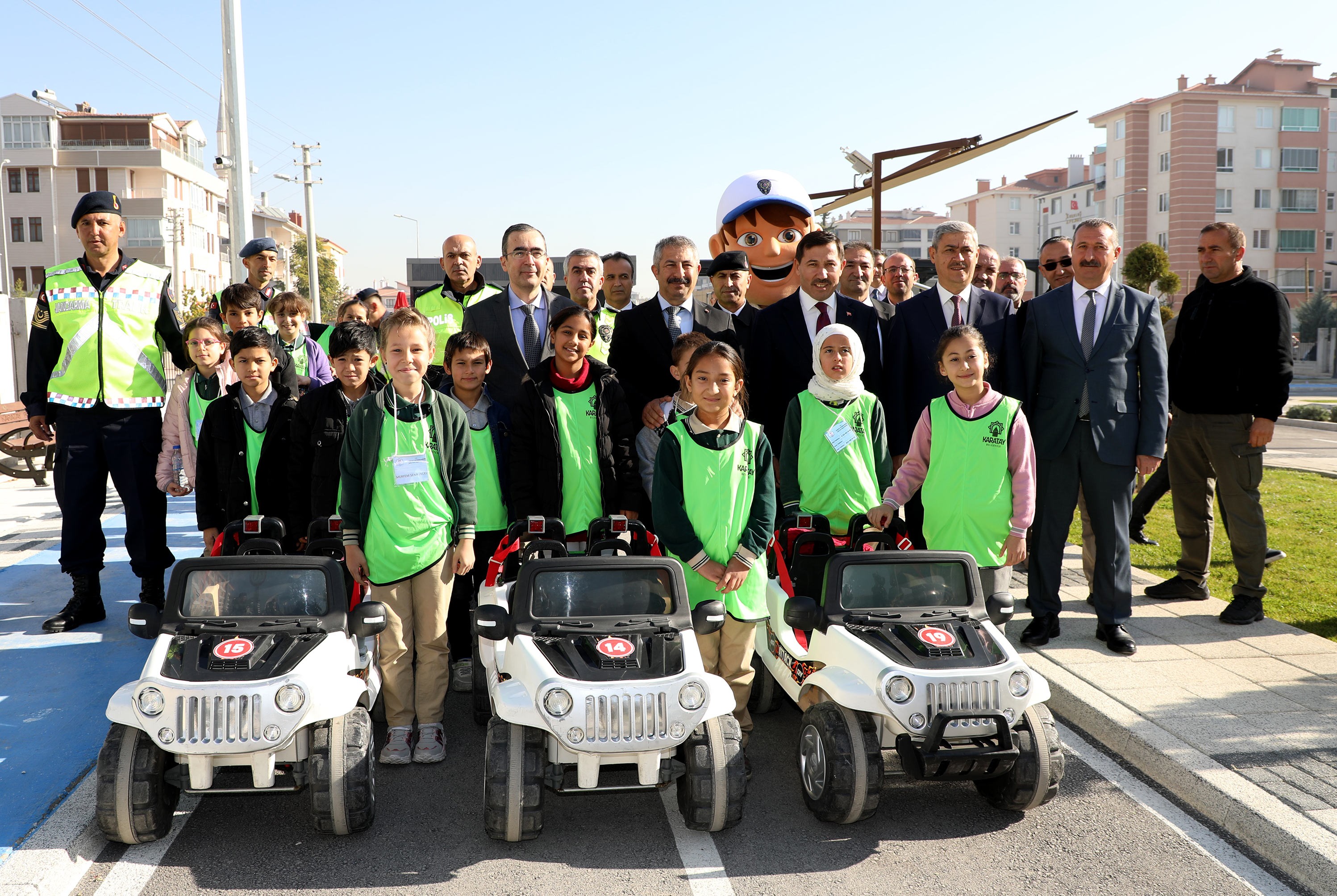 Karatay Trafik Eğitim Parkında eğitimler sürüyor