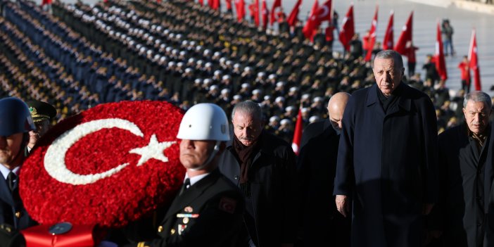 Ulu Önder Atatürk için Anıtkabir'de devlet töreni düzenlendi