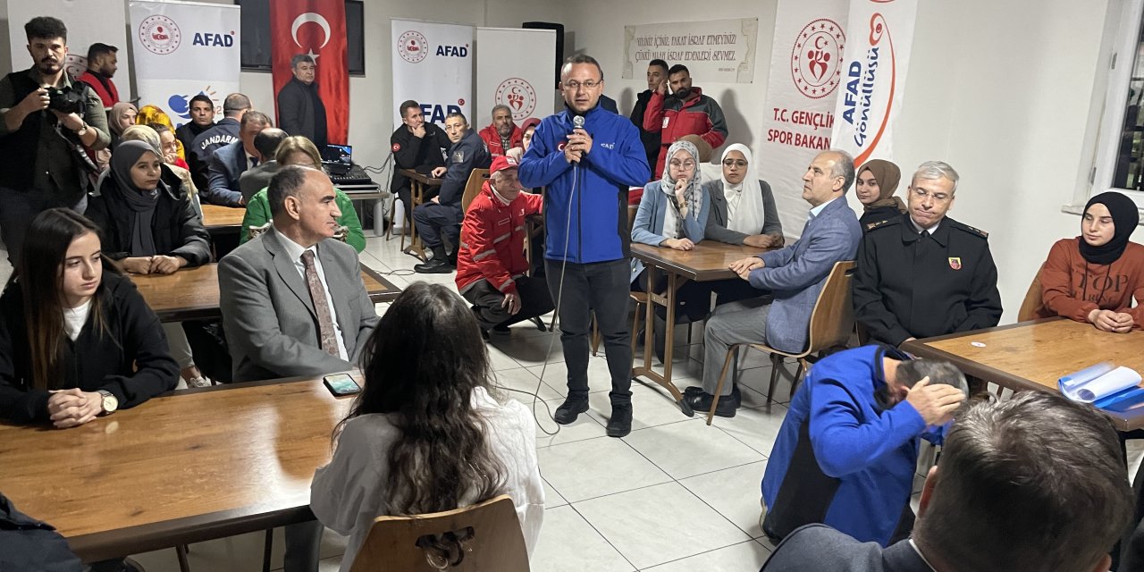 AFAD Konya'dan "Deprem Anı Ülke Tatbikatı"