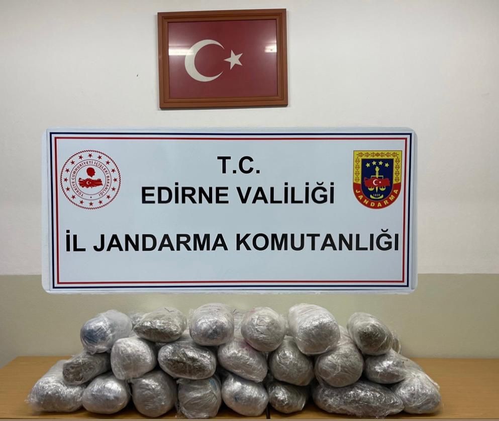 Yunanistan’dan Türkiye’ye soktuğu 55 kilogram uyuşturucuyla yakalandı