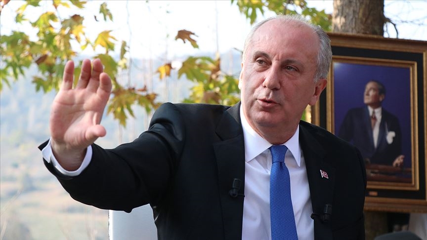 Muharrem İnce: "6'lı masa Tayyip Erdoğan hayranıdır"