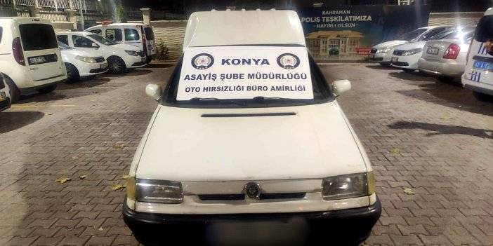 KONYA POLİSİ OTO HIRSIZLARININ ENSESİNDE