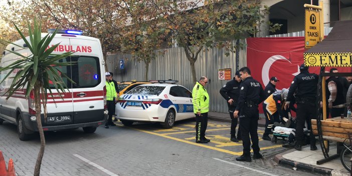 Manisa'da taksi durağında silahlı saldırıya uğrayan taksici yaralandı