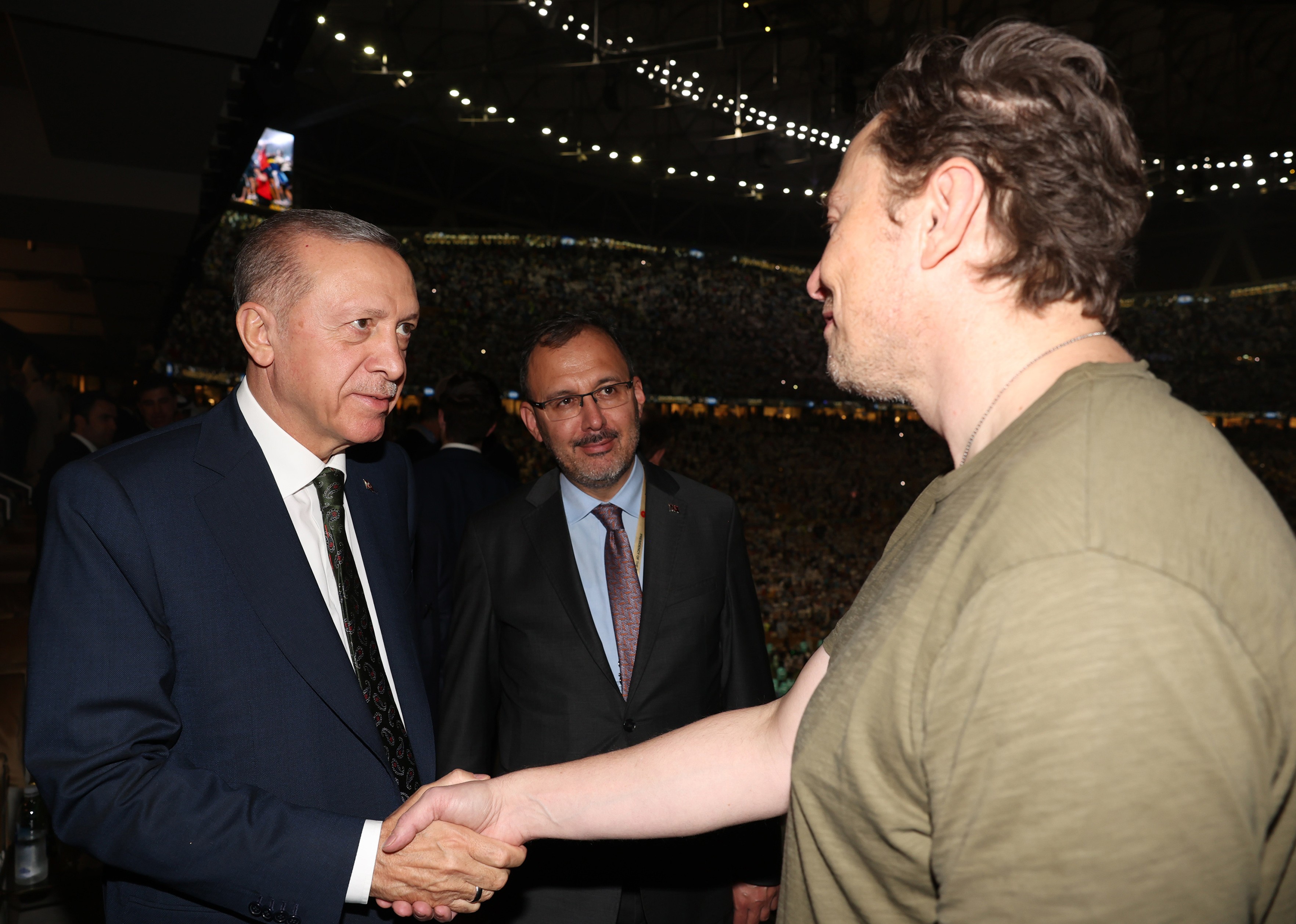 Cumhurbaşkanı Erdoğan, Elon Musk ile bir araya geldi