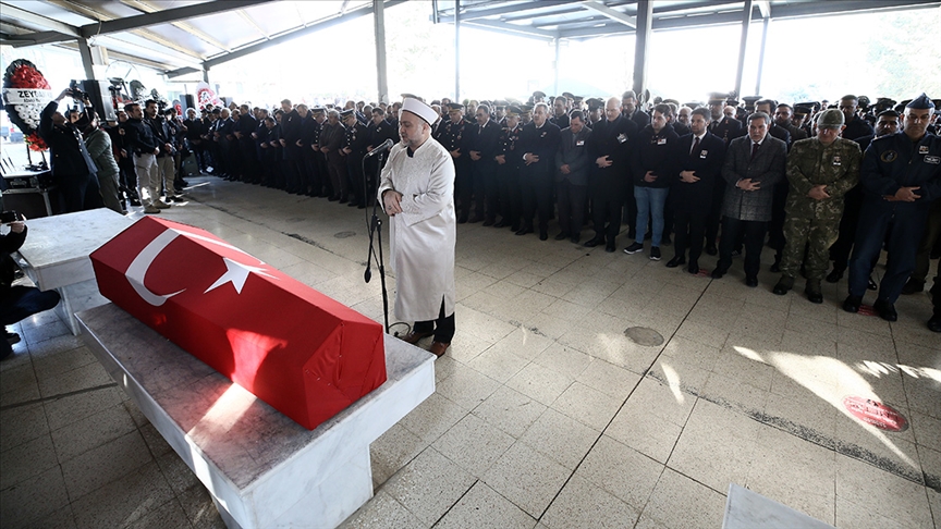 Şehit Jandarma Uzman Çavuş Eroğlu, son yolculuğuna uğurlandı