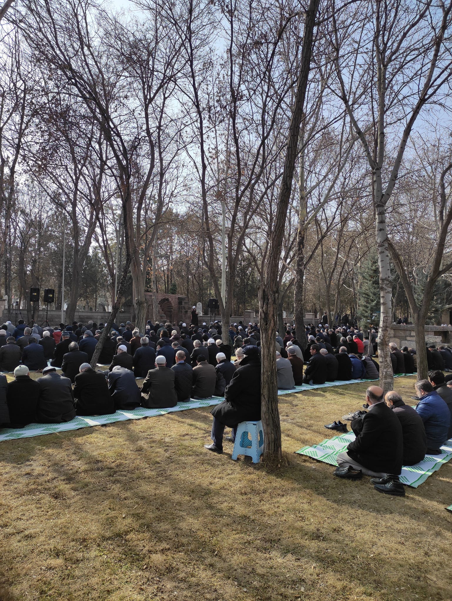 Konya'da tarihi namazgahta yağmur duası