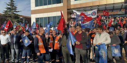 Konya'daki işçilerden büyük eylem! İş bıraktılar