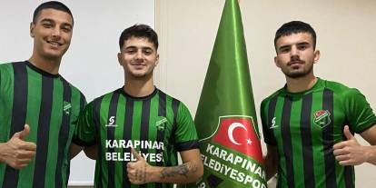 Karapınar Belediyespor'dan üç imza geldi