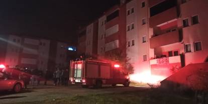 Konya'da faciadan dönüldü. Apartmanda çökme paniği ekipleri alarma geçirdi