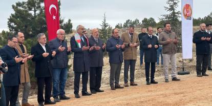 Konya'da Gazze Basın Şehitleri için hatıra ormanı yapıldı