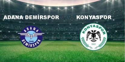 Adana Demirspor - Konyaspor maçı ne zaman, saat kaçta, hangi kanalda?