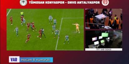 Konyaspor-Antalyaspor maçının VAR kayıtları açıklandı!