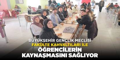 Konya Büyükşehir Gençlik Meclisi’nden üniversite öğrencilerine "Fakülte Kahvaltısı" etkinliği