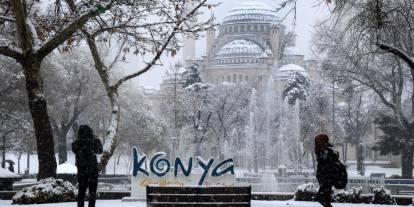 Konya'da okullara kar tatili. 21 Mart'ta bu ilçelerde eğitime ara verildi