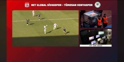 Sivasspor-Konyaspor maçının VAR kayıtları açıklandı!