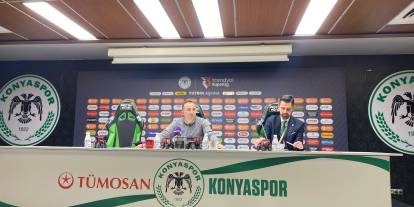 Konyaspor'da Recep Uçar'dan galibiyet açıklaması. 'Trabzonspor'u yeneceğimizi söyledim ve yendik'