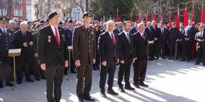 Konya'da Çanakkale Zaferi'nin 110. yıl dönümünde şehitler anıldı