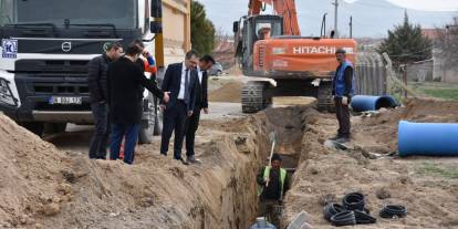 Konya'nın bu ilçesi daha temiz ve güvenli içme suyuna kavuşuyor. Çalışmalar sürüyor