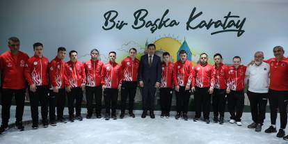 Milli Takım'dan Başkan Hasan Kılca'ya ziyaret