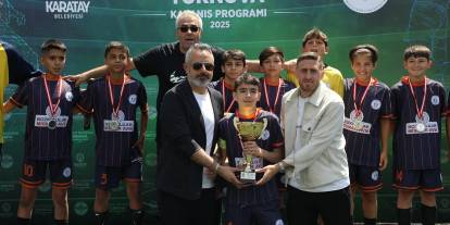 Konyasporlu yıldızlar, Karataylı sporcular ile buluştu