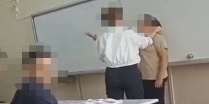 Okulda öğretmenden öğrenciye şiddet
