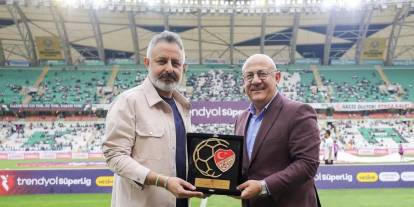 TFF’nin Fair Play ödülünü başkan Korkmaz aldı