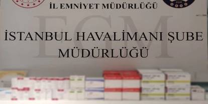 Değeri 12 milyon lira: Havalimanında ilaç operasyonu