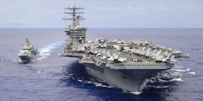 ABD uçak gemisi USS Nimitz rotayı Ortadoğu'ya çevirdi